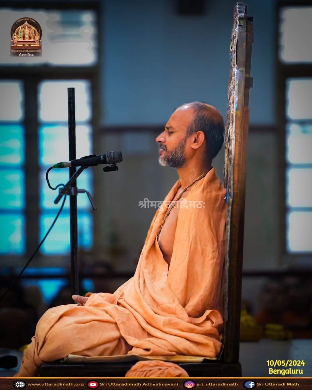 Gayatri Japa, Rama - Krishna Japa & Varuna Prarthane. @ Uttaradimath, Bengaluru.10/05/2024.-0